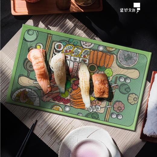 和食的飨宴图书周边文创餐盘水果盘日料盘切板逗好文创 商品图1