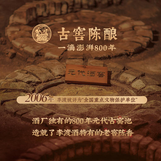 【仅供集采】李渡高粱1975礼盒版 50.8度元窖香白酒500ml*4 箱装 商品图3