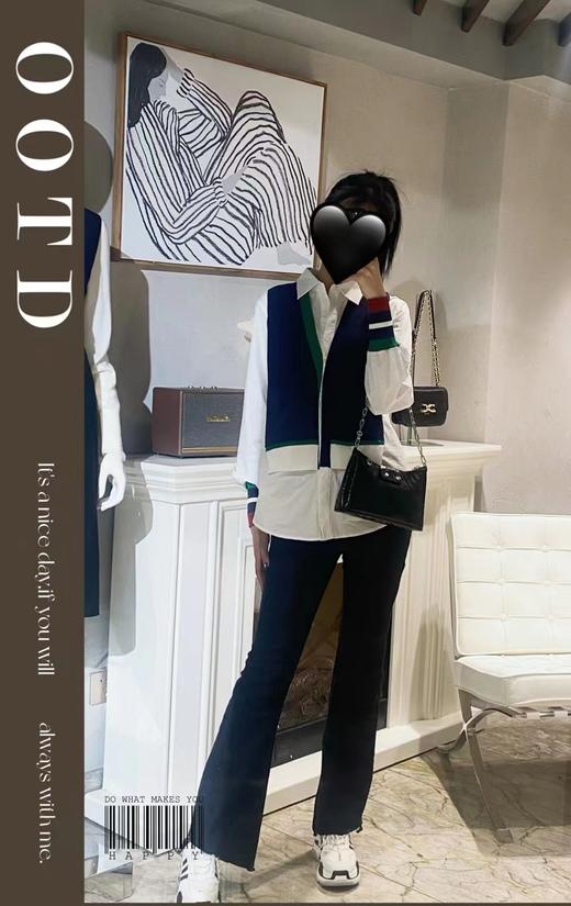 QG61618#修身显瘦喇叭牛仔裤 商品图2