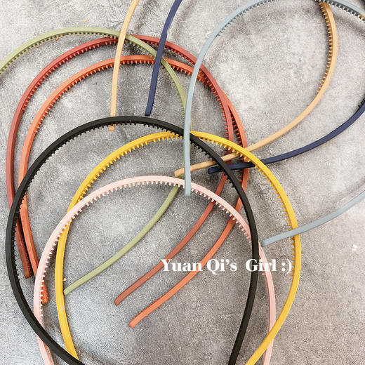 【14.9选2】韩国磨砂质感发箍糖果色 商品图5