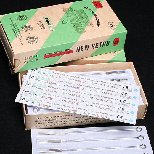 途马长针弧排平排打雾上色专用10号针丝12号针丝打雾针惊蛰刺青器材 商品图4