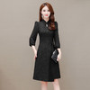 YWE PB202洋气时尚贵夫人七分袖改良版旗袍裙 商品缩略图1