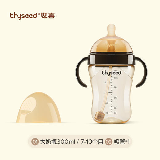 thyseed世喜大宝宝奶瓶（7-10个月）300ml 手柄款 商品图0