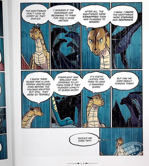 预售 【中商原版】火龙之翼 漫画5 预言龙和屠龙蛇的生死之战 A Graphic Novel Wings of Fire Graphic 5 英文原版 Tui T Sutherland 商品图6
