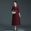 WD-WZ295宴会婚礼旗袍新款简约长款日常可穿婚宴装 商品缩略图5