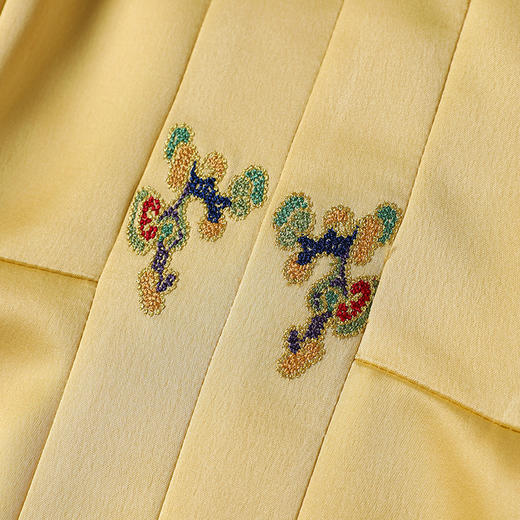 复古中国风，新款气质优雅绣花禅服中长款修身连衣裙KDS-2265 商品图3