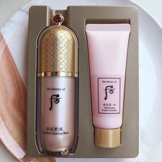 【Whoo后粉色精华隔离套盒】
后粉隔离霜40ml➕水妍洗面奶40ml 商品图3