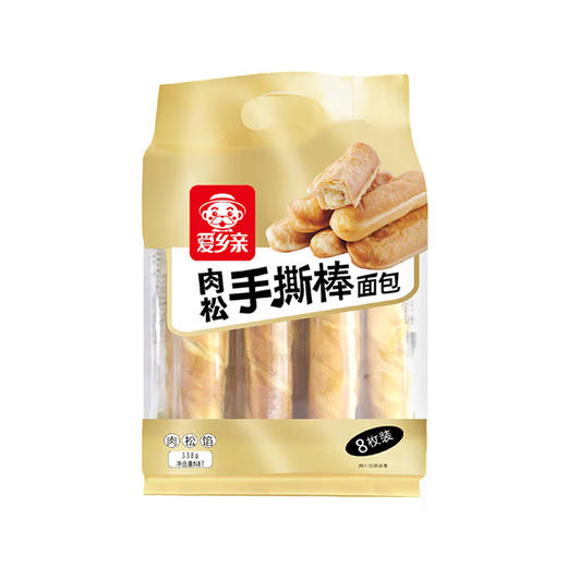 爱乡亲肉松手撕面包 338g 商品图0