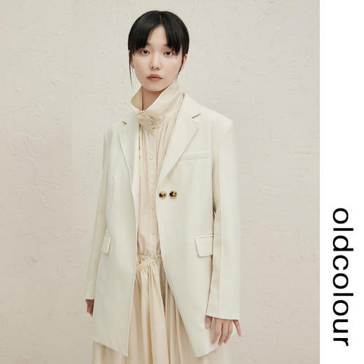 oldcolour宽松显瘦休闲西装2022秋季新款高级感小众气质外套女 商品图1