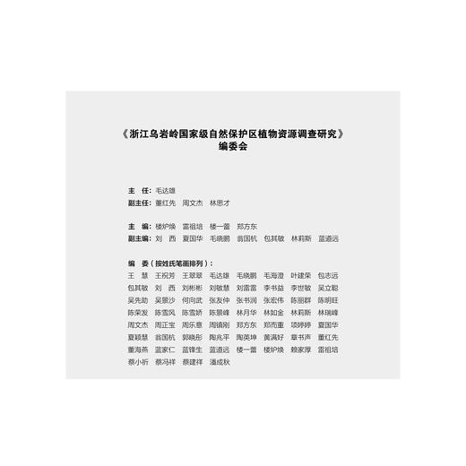 浙江乌岩岭国家级自然保护区植物资源调查研究(精)/国家自然保护地生物多样性丛书/楼炉焕/雷祖培/楼一蕾/郑方东/浙江大学出版社 商品图3