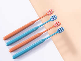 日式宽头螺旋软毛牙刷