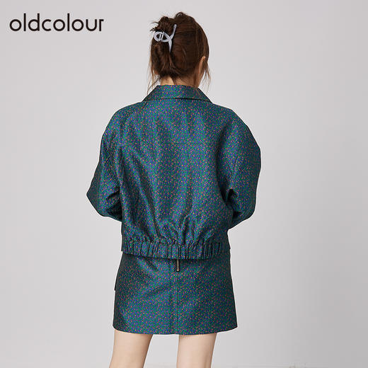 oldcolour2021秋季商场同款甜酷气质设计感小个子短外套N31041148 商品图3