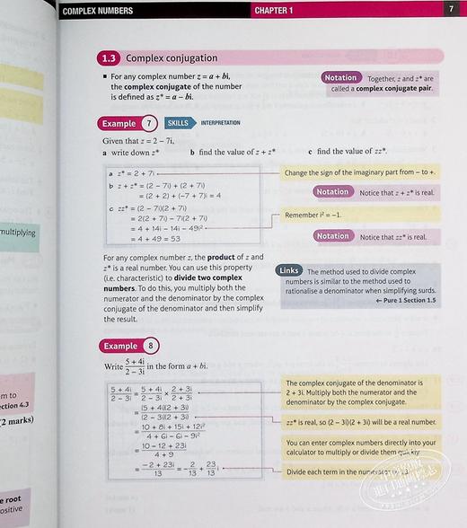 爱德思国际A级数学进一步纯数学1学生手册 Edexcel International A Level Mathematics Further Pure Mathematics 1 Student 商品图7