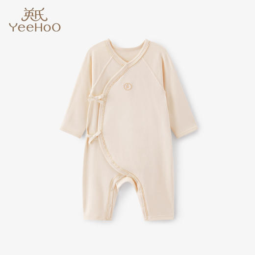 英氏婴儿哈衣新生儿连体衣有机棉爬服2022秋新款睡衣YLHAJ02015A YLAAJ02012A 商品图1