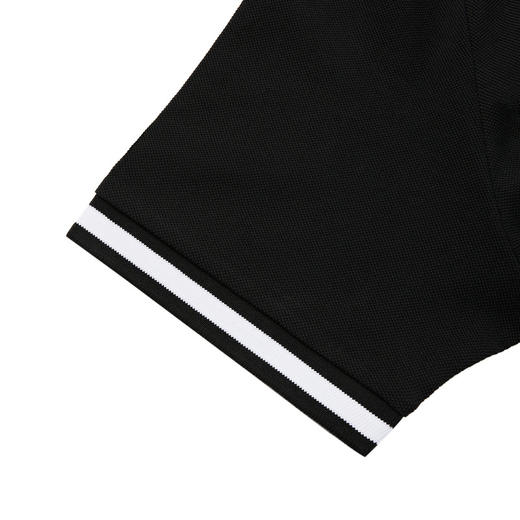 HUGO BOSS 雨果博斯 2023春夏新品 男士LOGO徽标短袖POLO衫 黑色 商品图4