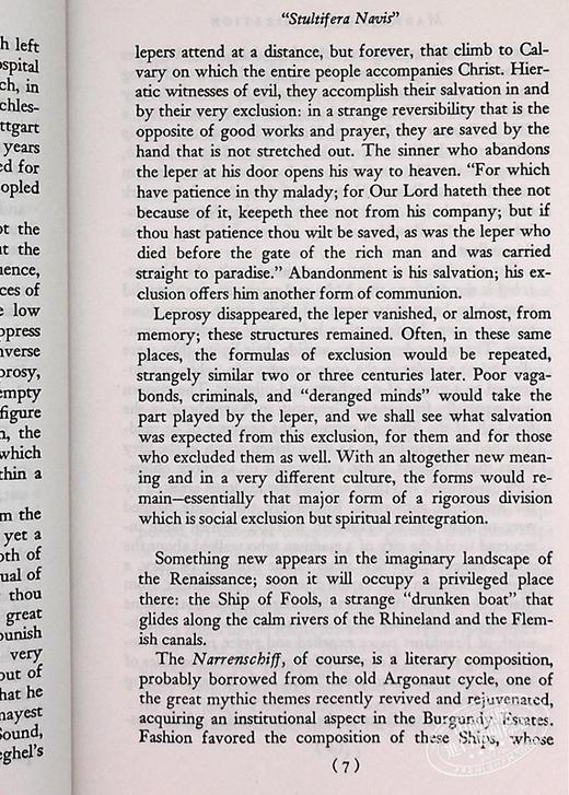 【中商原版】福柯 疯癫与文明 英文原版 Madness and Civilization A History of Insanity in the Age of Reason Michel Fo 商品图7