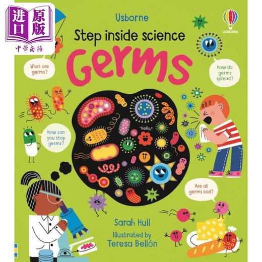 【中商原版】Step inside Science Germs 走进科学病菌 英文原版儿童绘本 科普图书 6到9岁 商品图0