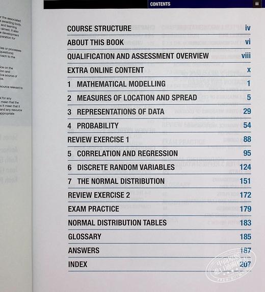 预售 爱德思国际A级数学统计1学生手册 Edexcel International A Level Mathematics Statistics 1 Student Book 商品图4