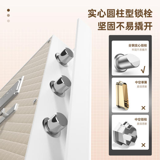 得力4026电子防盗保险柜H600(白色)(台) 商品图3