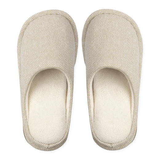 老米优品 / 日式家居拖鞋推荐！《人字纹大头拖鞋》超级软糯，保暖性强，有踩在云端☁️的感觉~~ 商品图0