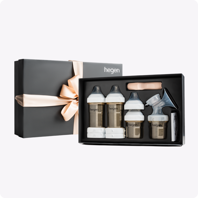 Hegen 新生婴儿宝宝耐摔奶瓶礼盒