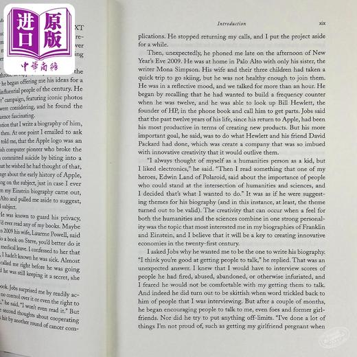 【中商原版】乔布斯传 Steve Jobs A Biography 英文原版  Walter Isaacson 苹果创始人 人物传记 商品图3