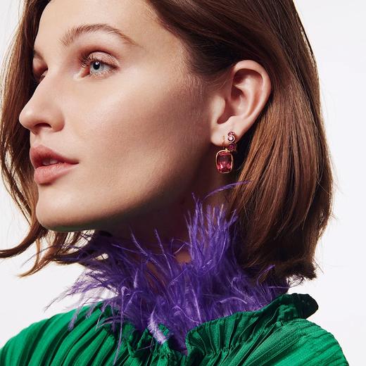 北京仓｜Dyrberg Kern-Jenna-粉色 环状 耳环［丹麦设计师］ 商品图3