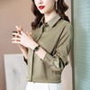 秋季新款，缎面衬衣时尚气质长袖职业衬衫KQL-213 商品缩略图4