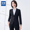 【上衣+裤子】罗蒙春秋女士西服套装职业正装商务通勤修身西装两件套 商品缩略图0