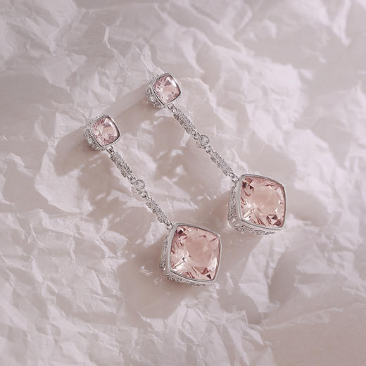 Retro Chic 意大利复古创意饰品 方糖摩根石耳环 商品图1