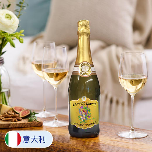【6瓶装】意大利进口精灵乐章莫斯卡托气泡甜葡萄酒7%vol 750ml/瓶 商品图0