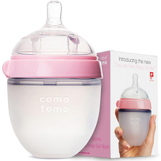 Comotomo可么多么 婴儿宽口径硅胶奶瓶150ml 商品图0