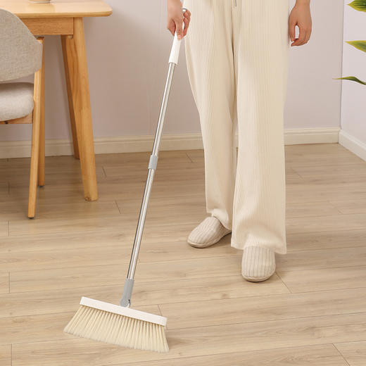 美丽雅家用时尚扫把厨房塑料笤帚单个软毛扫帚 商品图5