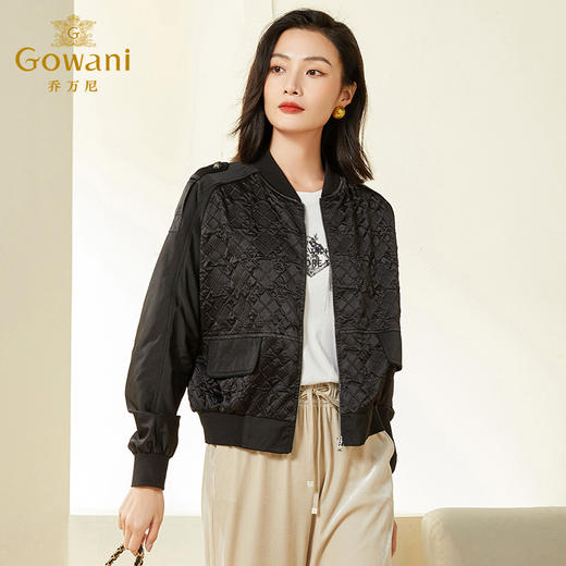 乔万尼春款棒球服休闲减龄EF3B822 商品图3