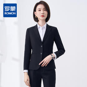 【上衣+裤子】罗蒙春秋西服套装女士正装商务通勤职业工装修身西装女