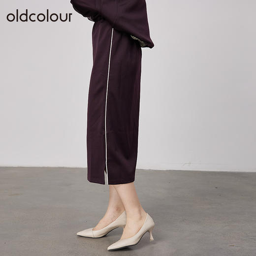 oldcolour2021秋季商场同款高腰显瘦气质长裙半身裙N31063166 商品图1