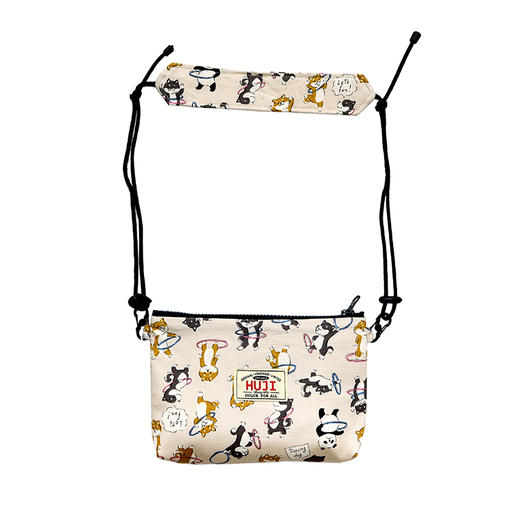 HUJI祤集pieton斜挎包插画柴柴柴犬 商品图4