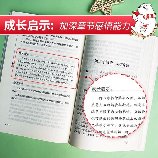 (仓发) 汤姆索亚历险记  快乐读书吧六年级下册推荐阅读 无障碍阅读 小学生课外推荐阅读书目 有习题/时代文艺出版社/[美]马克·吐温/9787538768190 商品图5