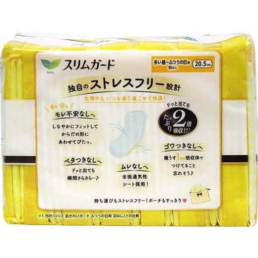 【3包装】KAO花王 乐而雅S系列薄日用卫生巾护垫 20.5cm*32片/包 商品图2