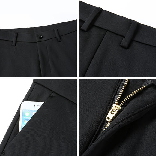 【新款DXP】大依优型大码男士加肥加大弹力商务休闲裤多色宽松显瘦肥佬休闲中高腰 商品图4