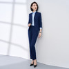 【上衣+裤子】罗蒙春秋西服套装女士正装商务通勤职业装两件套西装女 商品缩略图7
