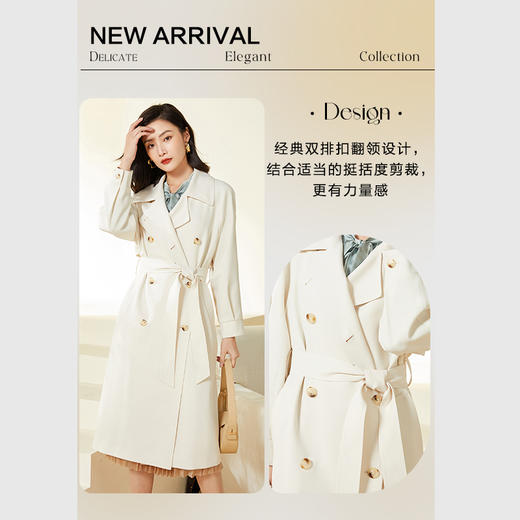 乔万尼春款风衣高级感EF3A838 商品图2