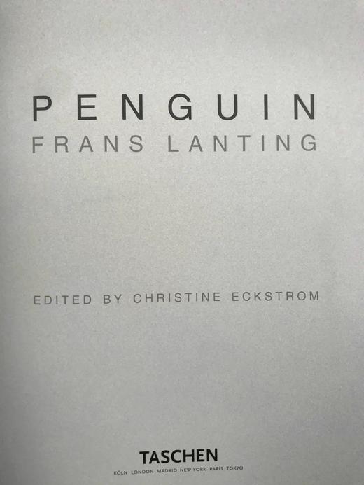 弗兰斯·兰廷企鹅摄影图集 110余幅插图 精装大16开 商品图3