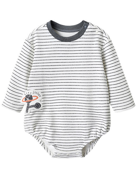 英氏婴儿哈衣男女童连体衣2022春秋季新款长袖包屁衣YZJAJ32019A 商品图0