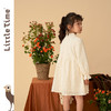 littletime女童国风礼服连衣裙春秋2022女大童新中式蕾丝旗袍长裙 商品缩略图2