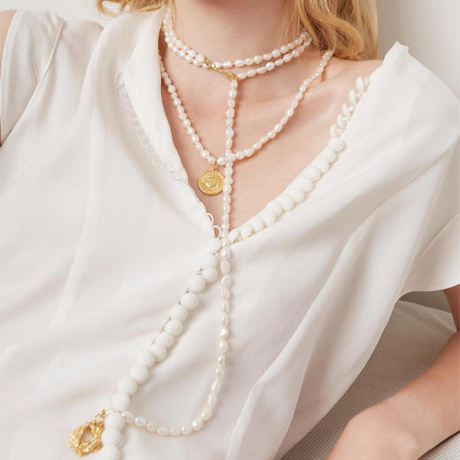 北京仓｜Barbóra-Shattered Heart-珍珠 项链/腰链（多种戴法）［希腊设计师] 商品图1