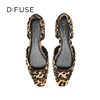 D:FUSE/迪芙斯春季新品法式小方头平底单鞋DF31114001 商品缩略图4