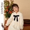 littletime女童国风礼服连衣裙春秋2022女大童新中式蕾丝旗袍长裙 商品缩略图1