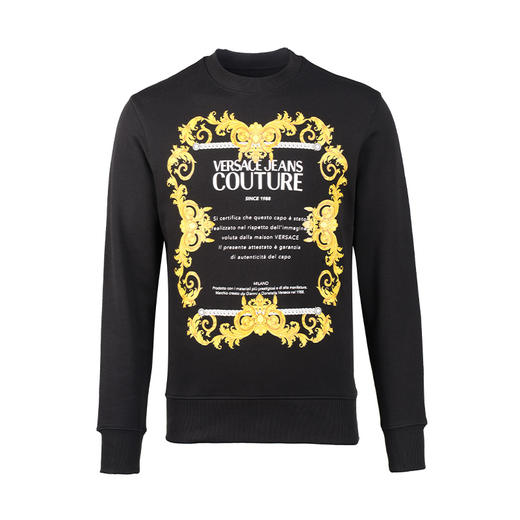 VERSACE JEANS COUTURE 范思哲时尚男装 男士印花个性长袖卫衣 98581 商品图0