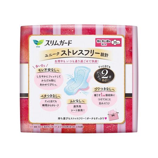 【3包装】KAO花王 乐而雅S系列薄日用卫生巾25cm*19片/包 商品图2